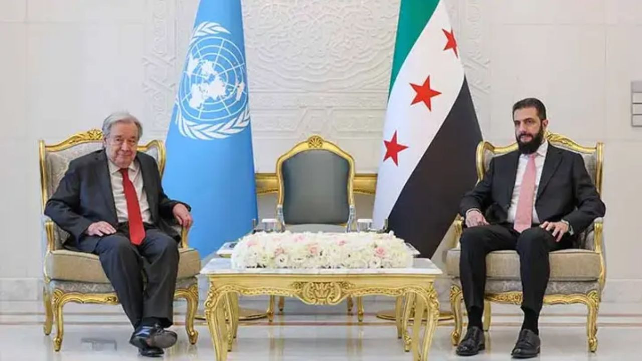 Suriye cumhurbaskani sara bm genel sekreteri guterres ile gorustu vwOuRxdC